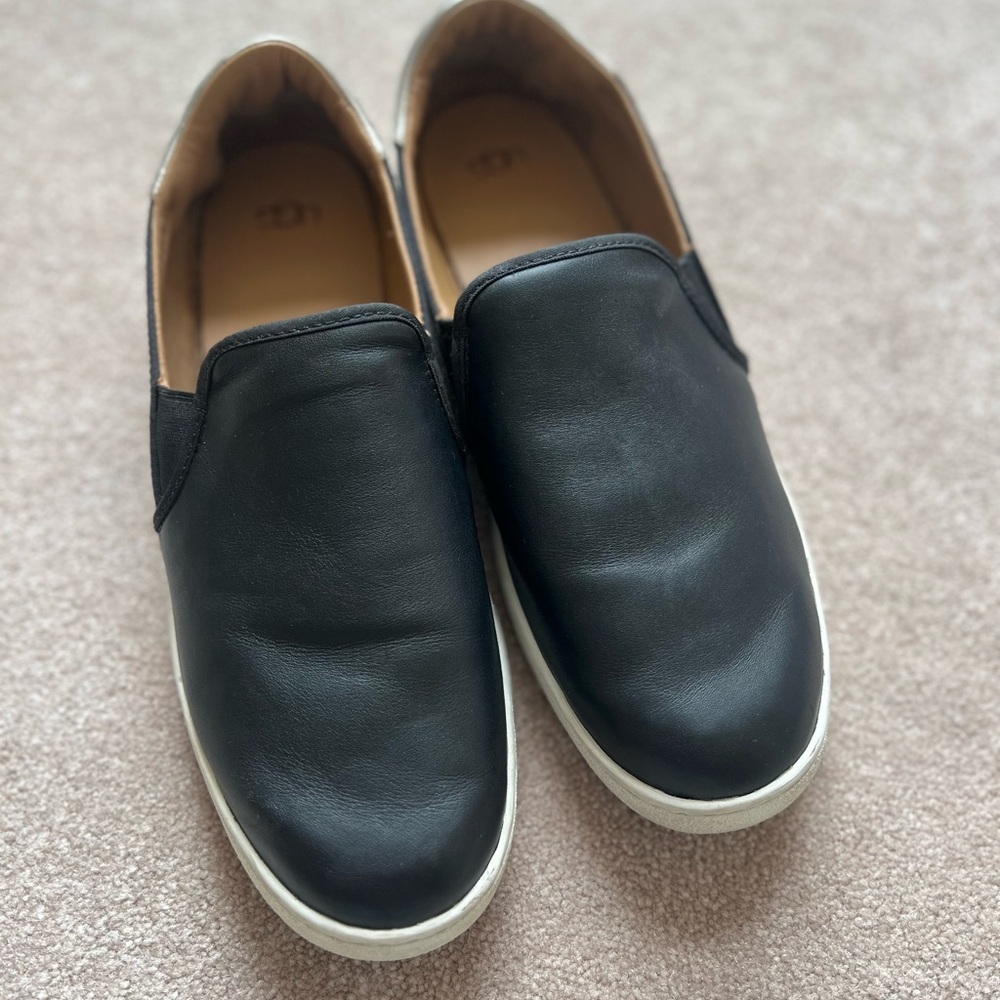 UGG Black Slip-On Shoes